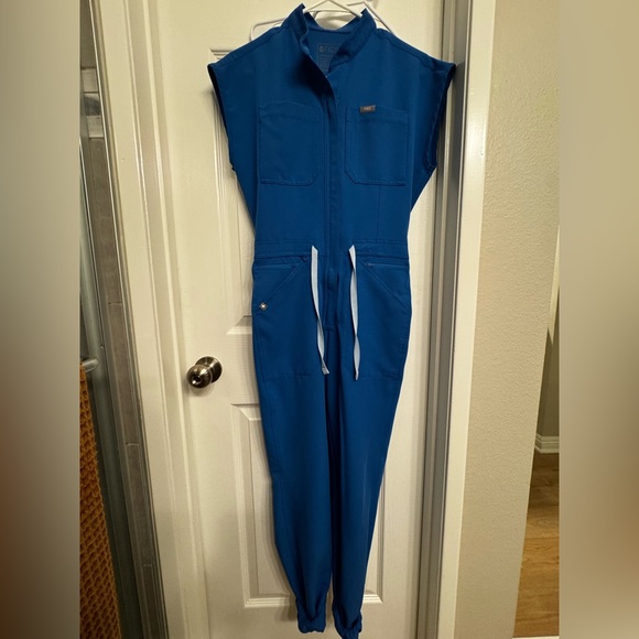 Royal blue jumpsuit FIGS - Picture 1 of 2